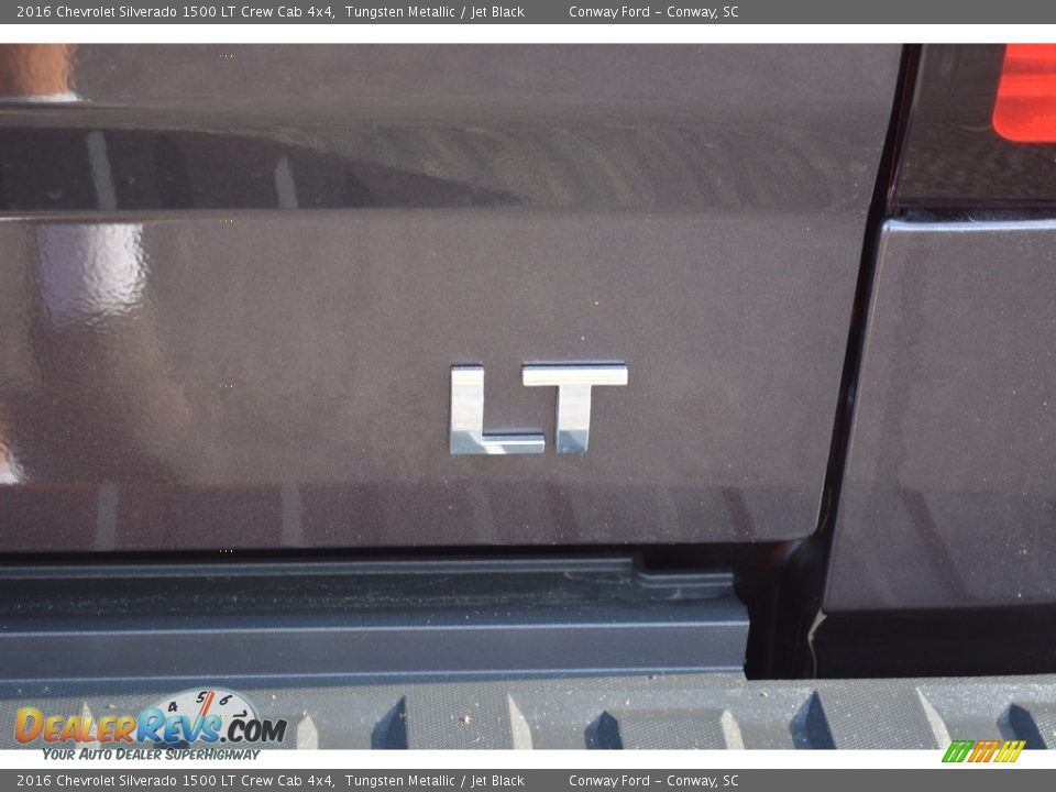 2016 Chevrolet Silverado 1500 LT Crew Cab 4x4 Tungsten Metallic / Jet Black Photo #5