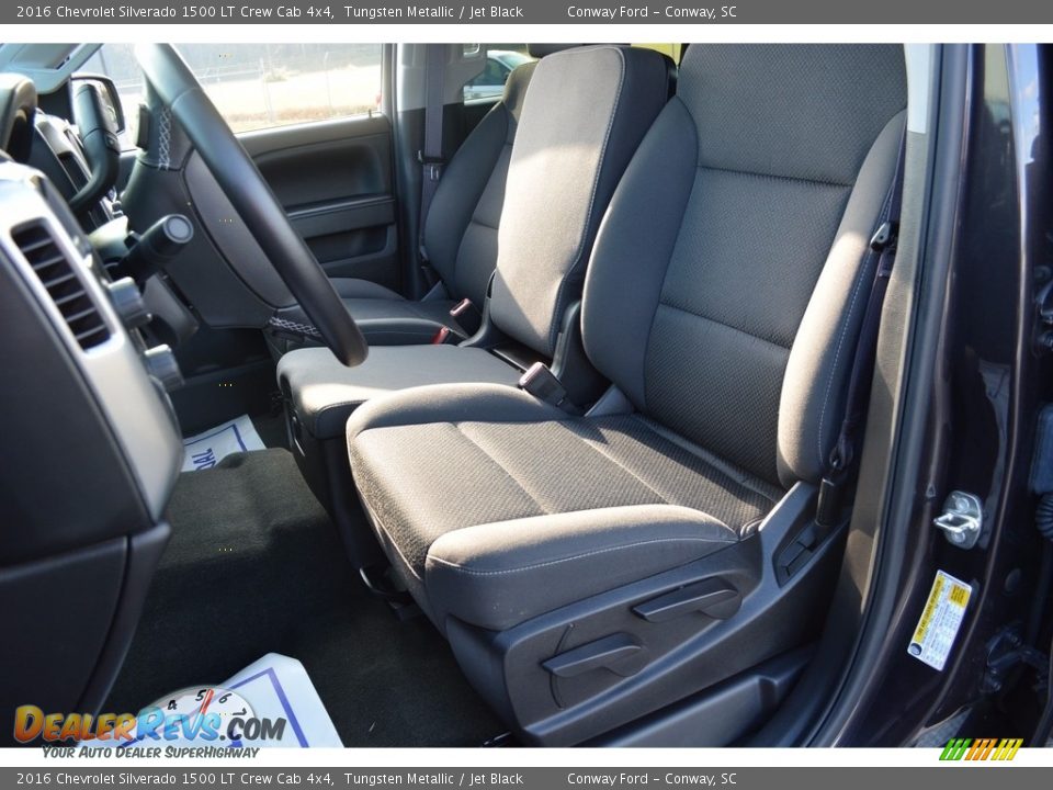 2016 Chevrolet Silverado 1500 LT Crew Cab 4x4 Tungsten Metallic / Jet Black Photo #15