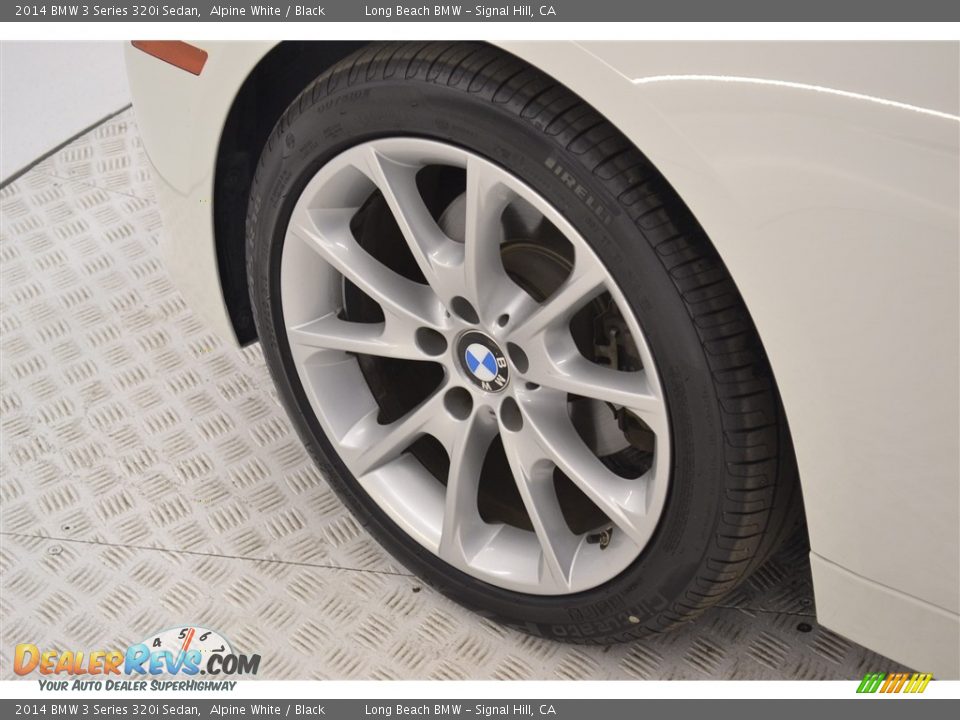 2014 BMW 3 Series 320i Sedan Alpine White / Black Photo #10