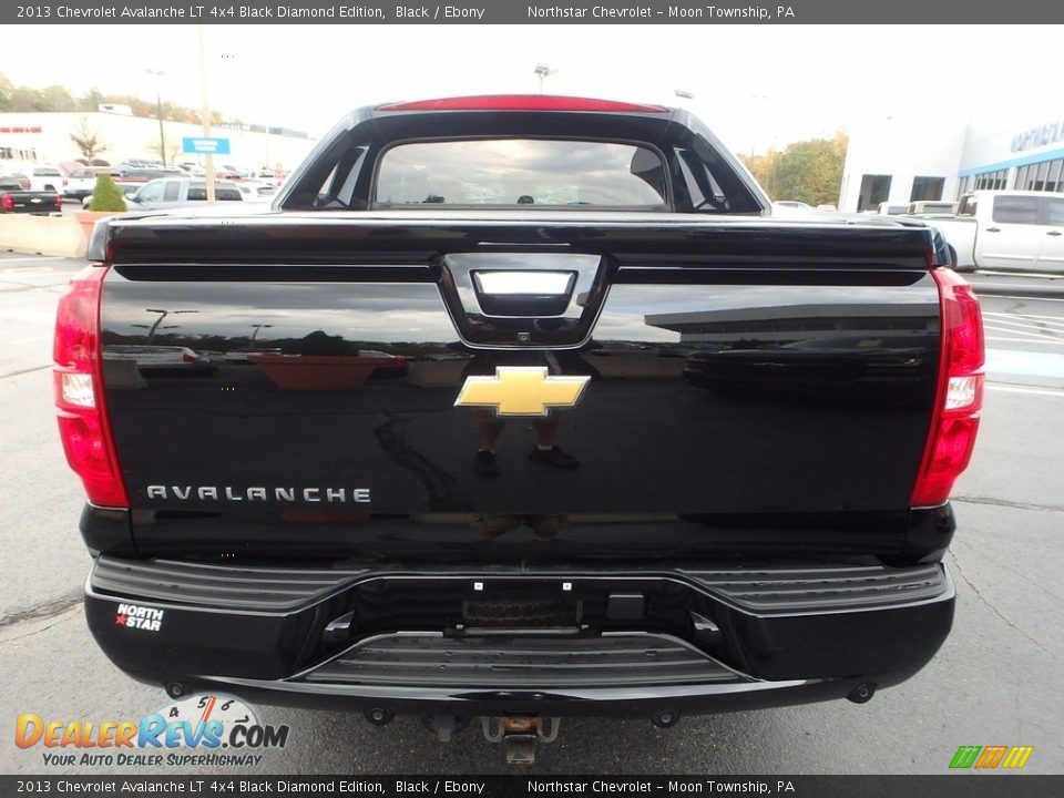 2013 Chevrolet Avalanche LT 4x4 Black Diamond Edition Black / Ebony Photo #6