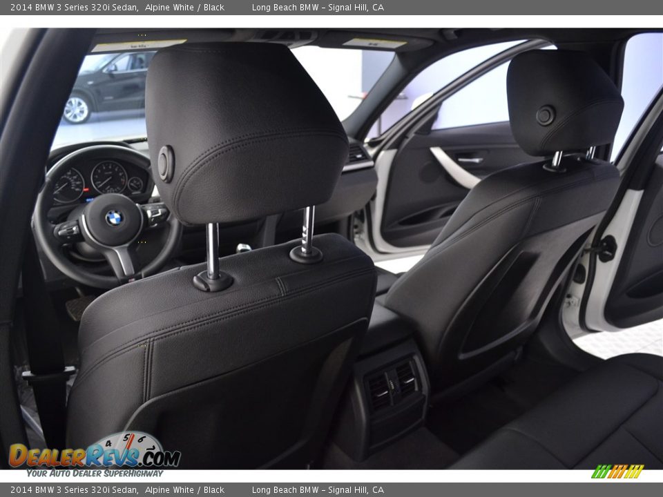 2014 BMW 3 Series 320i Sedan Alpine White / Black Photo #14