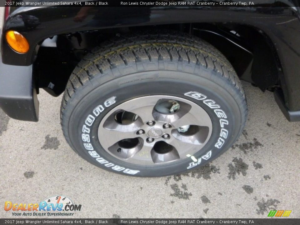 2017 Jeep Wrangler Unlimited Sahara 4x4 Black / Black Photo #2