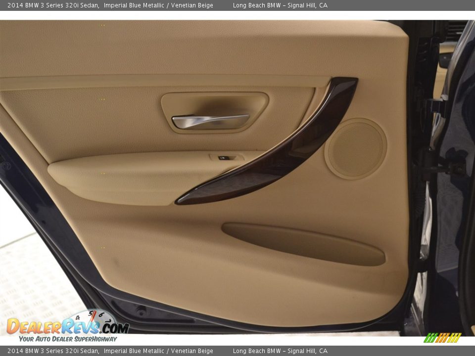 2014 BMW 3 Series 320i Sedan Imperial Blue Metallic / Venetian Beige Photo #20