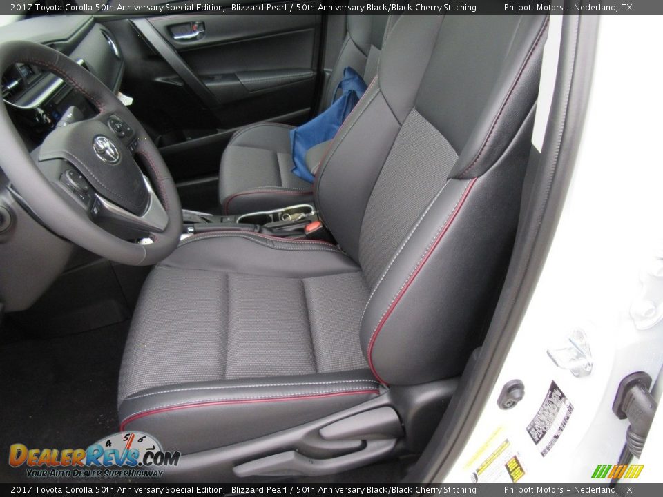 Front Seat of 2017 Toyota Corolla 50th Anniversary Special Edition Photo #21