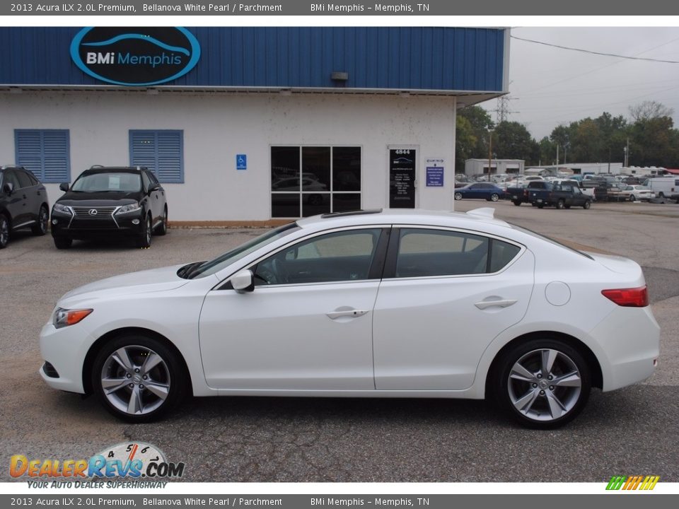 2013 Acura ILX 2.0L Premium Bellanova White Pearl / Parchment Photo #2