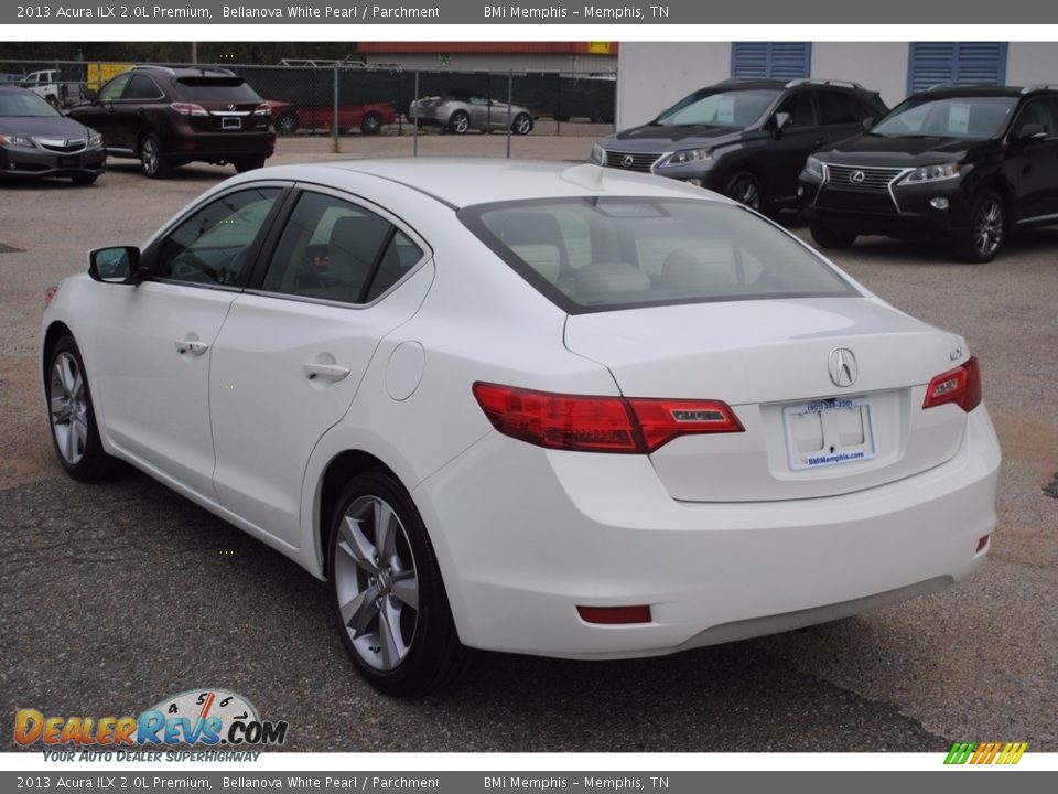 2013 Acura ILX 2.0L Premium Bellanova White Pearl / Parchment Photo #3