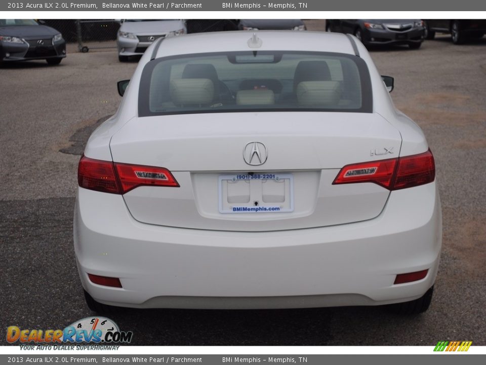 2013 Acura ILX 2.0L Premium Bellanova White Pearl / Parchment Photo #4