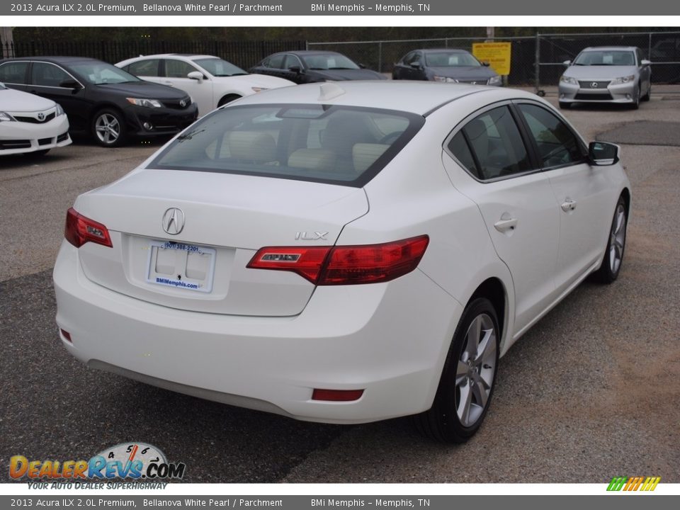 2013 Acura ILX 2.0L Premium Bellanova White Pearl / Parchment Photo #5