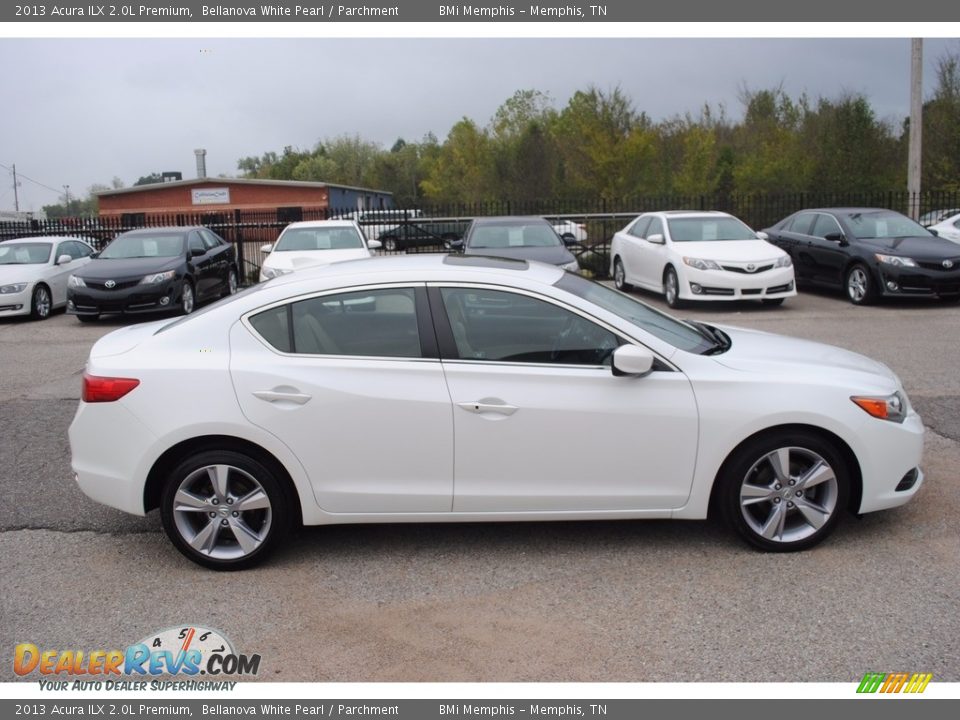 2013 Acura ILX 2.0L Premium Bellanova White Pearl / Parchment Photo #6