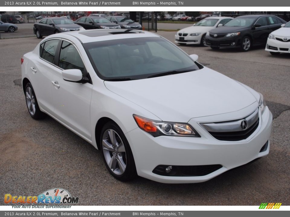 2013 Acura ILX 2.0L Premium Bellanova White Pearl / Parchment Photo #7