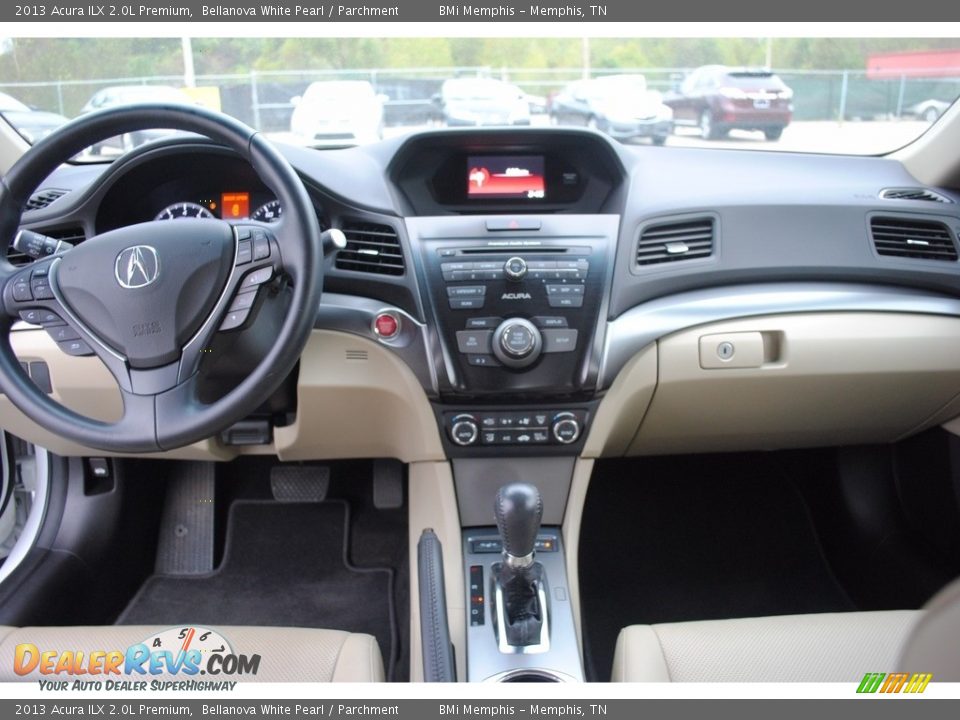 2013 Acura ILX 2.0L Premium Bellanova White Pearl / Parchment Photo #9