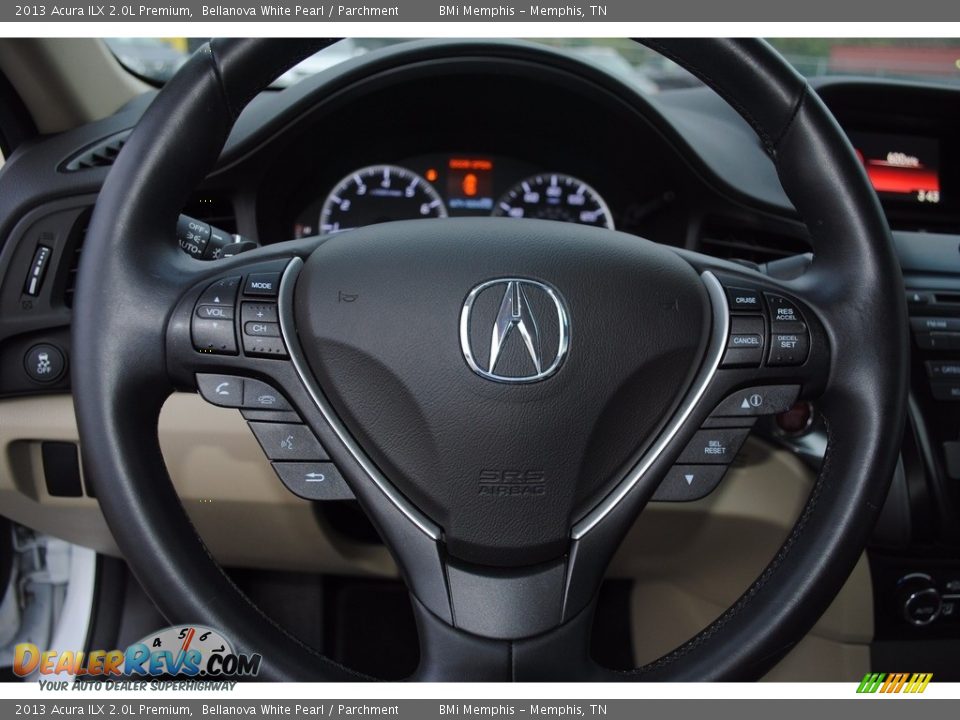 2013 Acura ILX 2.0L Premium Bellanova White Pearl / Parchment Photo #13