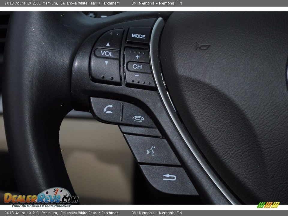 2013 Acura ILX 2.0L Premium Bellanova White Pearl / Parchment Photo #14