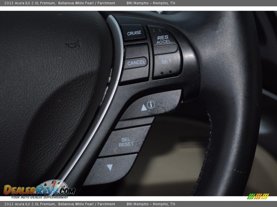 2013 Acura ILX 2.0L Premium Bellanova White Pearl / Parchment Photo #15