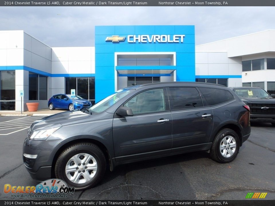 2014 Chevrolet Traverse LS AWD Cyber Grey Metallic / Dark Titanium/Light Titanium Photo #1
