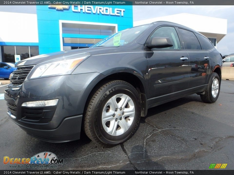 2014 Chevrolet Traverse LS AWD Cyber Grey Metallic / Dark Titanium/Light Titanium Photo #2