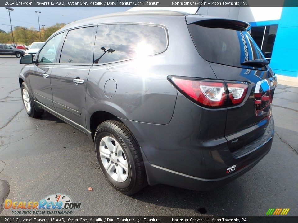 2014 Chevrolet Traverse LS AWD Cyber Grey Metallic / Dark Titanium/Light Titanium Photo #4