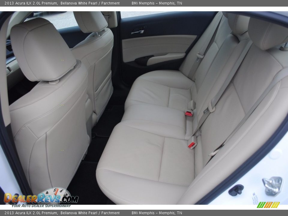 2013 Acura ILX 2.0L Premium Bellanova White Pearl / Parchment Photo #22