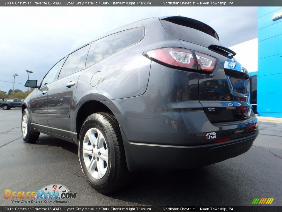2014 Chevrolet Traverse LS AWD Cyber Grey Metallic / Dark Titanium/Light Titanium Photo #5
