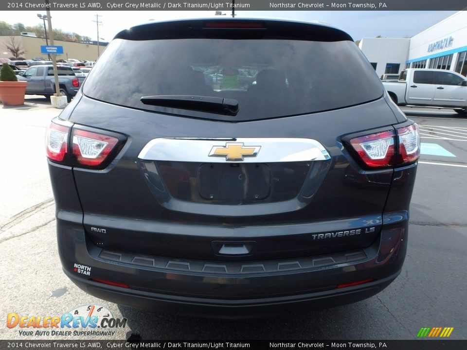 2014 Chevrolet Traverse LS AWD Cyber Grey Metallic / Dark Titanium/Light Titanium Photo #6