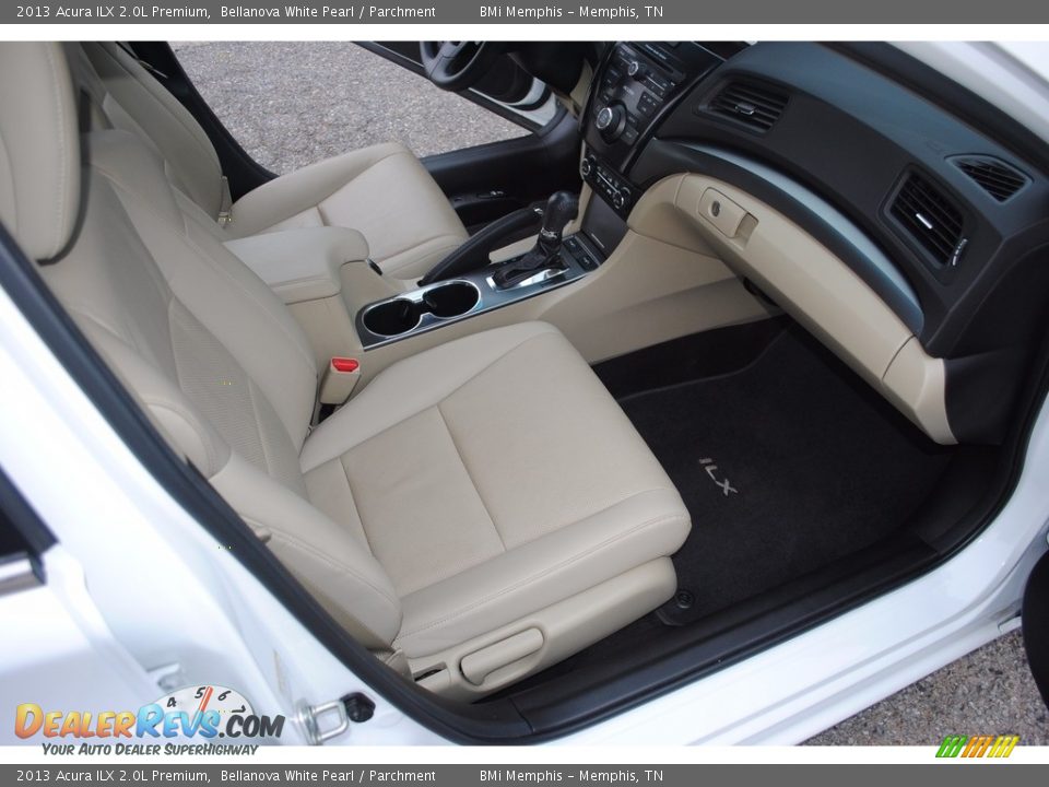 2013 Acura ILX 2.0L Premium Bellanova White Pearl / Parchment Photo #26