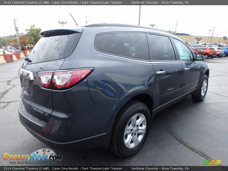 2014 Chevrolet Traverse LS AWD Cyber Grey Metallic / Dark Titanium/Light Titanium Photo #8