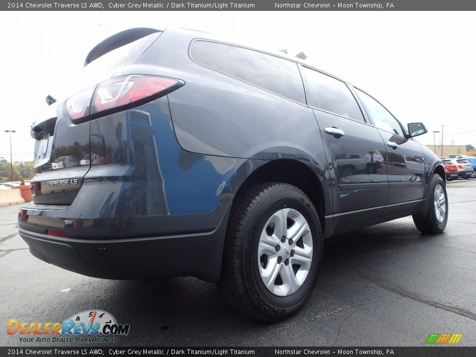 2014 Chevrolet Traverse LS AWD Cyber Grey Metallic / Dark Titanium/Light Titanium Photo #9