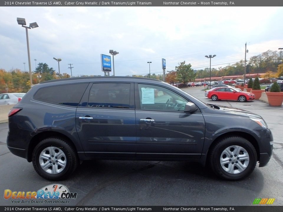 2014 Chevrolet Traverse LS AWD Cyber Grey Metallic / Dark Titanium/Light Titanium Photo #10
