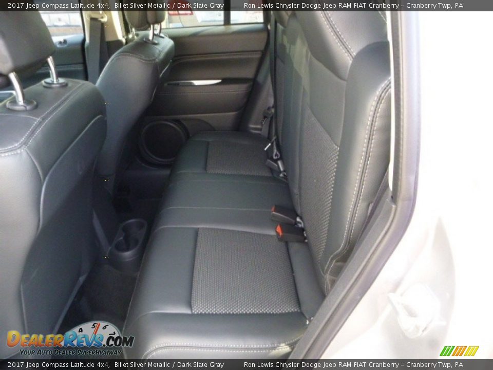 2017 Jeep Compass Latitude 4x4 Billet Silver Metallic / Dark Slate Gray Photo #4