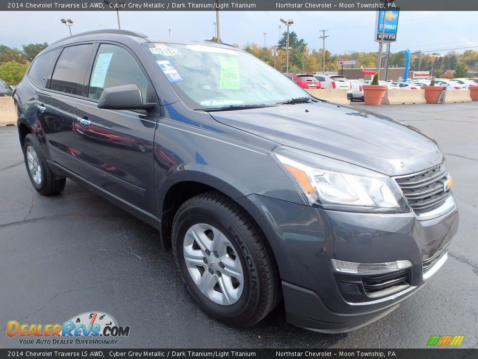 2014 Chevrolet Traverse LS AWD Cyber Grey Metallic / Dark Titanium/Light Titanium Photo #11
