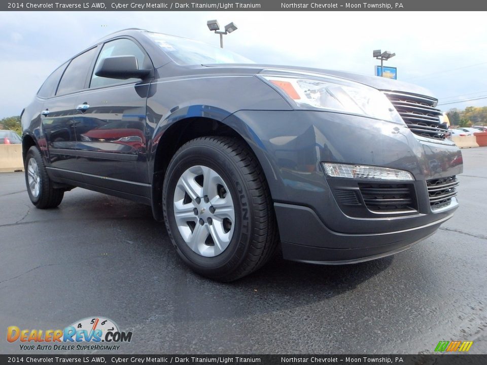 2014 Chevrolet Traverse LS AWD Cyber Grey Metallic / Dark Titanium/Light Titanium Photo #12
