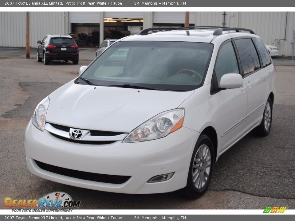 2007 Toyota Sienna XLE Limited Arctic Frost Pearl White / Taupe Photo #1