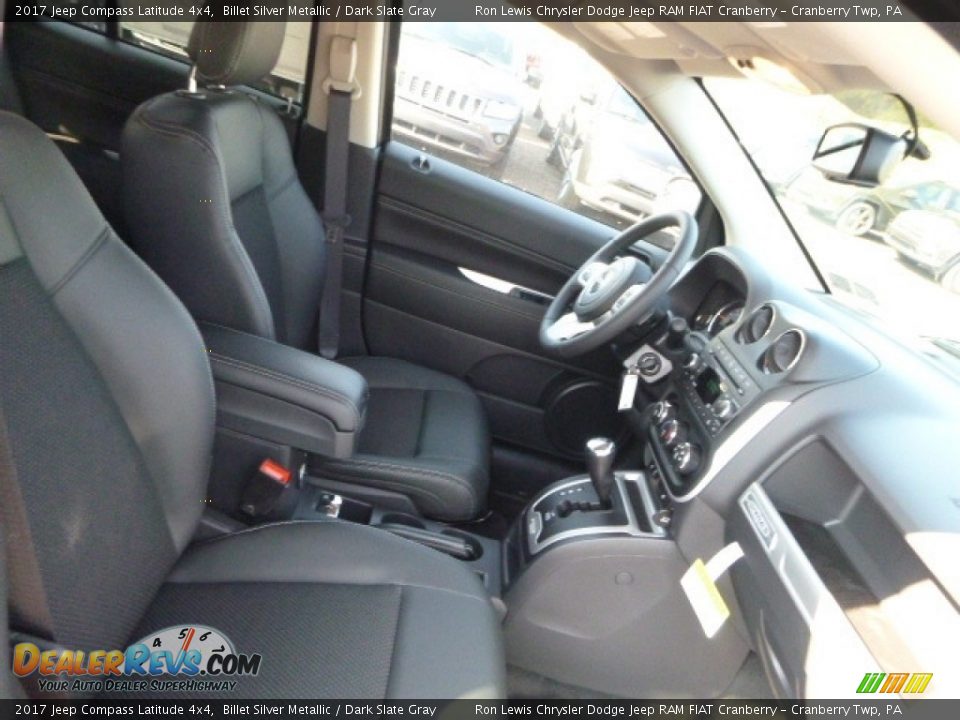 2017 Jeep Compass Latitude 4x4 Billet Silver Metallic / Dark Slate Gray Photo #9