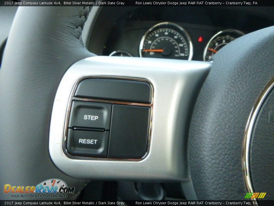 2017 Jeep Compass Latitude 4x4 Billet Silver Metallic / Dark Slate Gray Photo #20