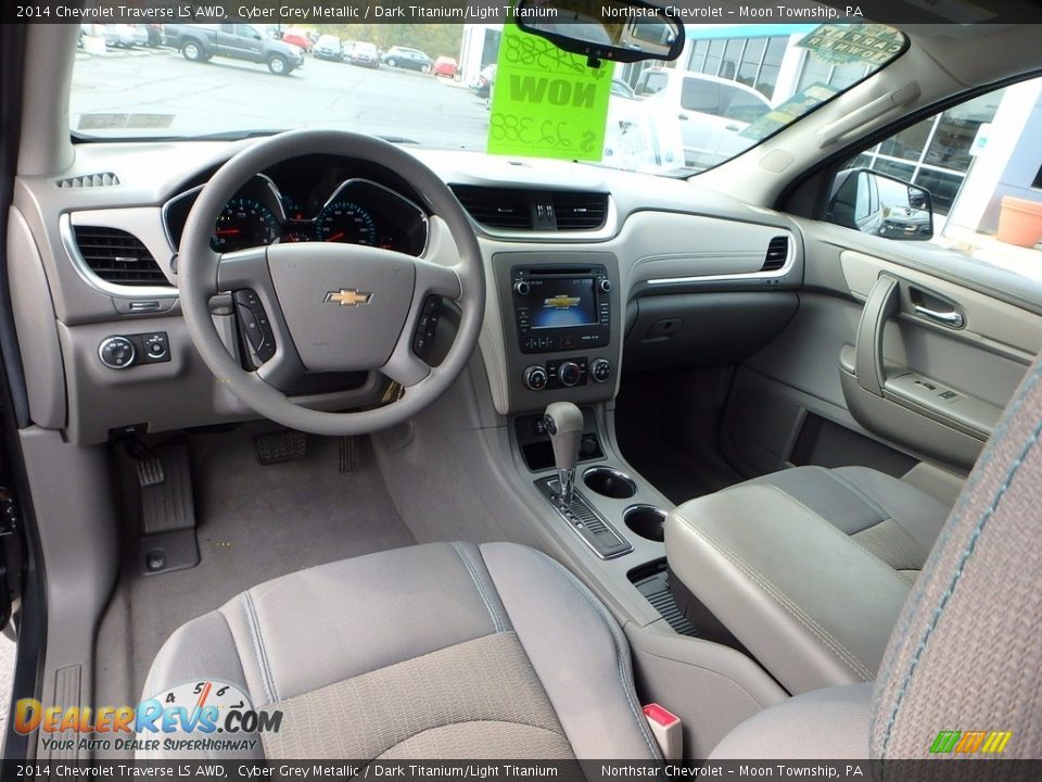 2014 Chevrolet Traverse LS AWD Cyber Grey Metallic / Dark Titanium/Light Titanium Photo #24