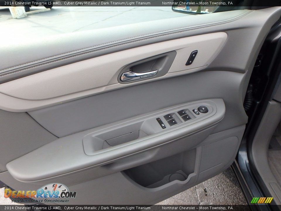 2014 Chevrolet Traverse LS AWD Cyber Grey Metallic / Dark Titanium/Light Titanium Photo #25