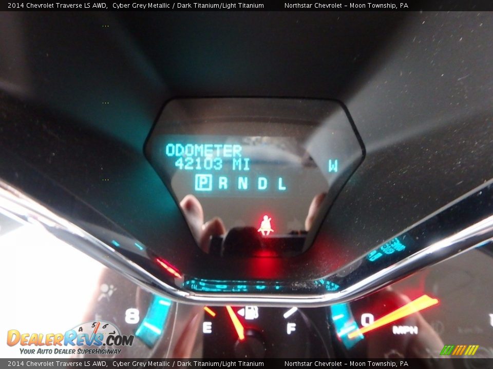 2014 Chevrolet Traverse LS AWD Cyber Grey Metallic / Dark Titanium/Light Titanium Photo #29
