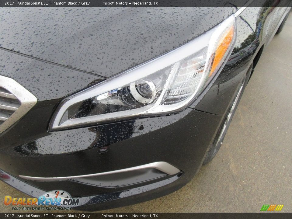 2017 Hyundai Sonata SE Phantom Black / Gray Photo #9
