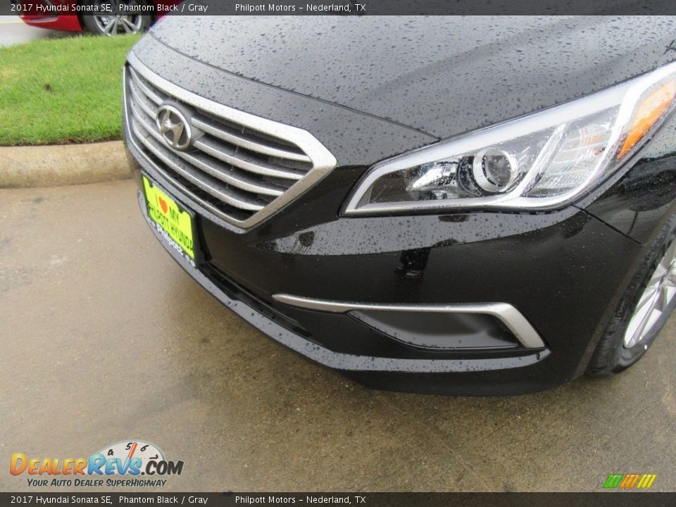 2017 Hyundai Sonata SE Phantom Black / Gray Photo #10