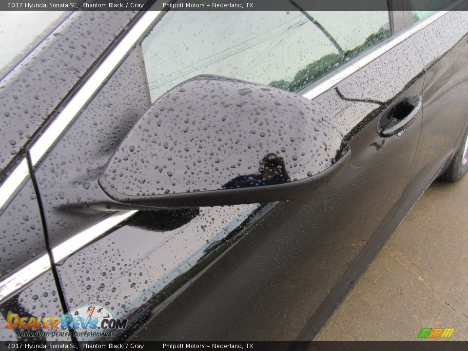 2017 Hyundai Sonata SE Phantom Black / Gray Photo #12