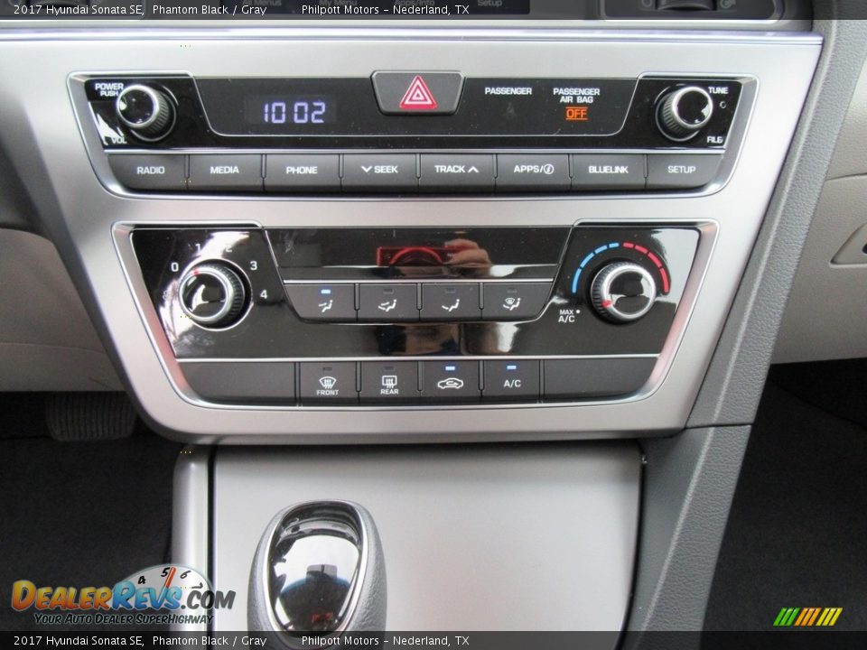 2017 Hyundai Sonata SE Phantom Black / Gray Photo #26