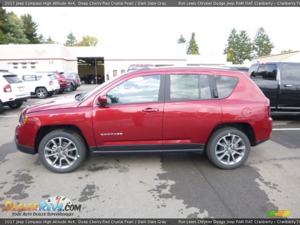 Deep Cherry Red Crystal Pearl 2017 Jeep Compass High Altitude 4x4 Photo #3