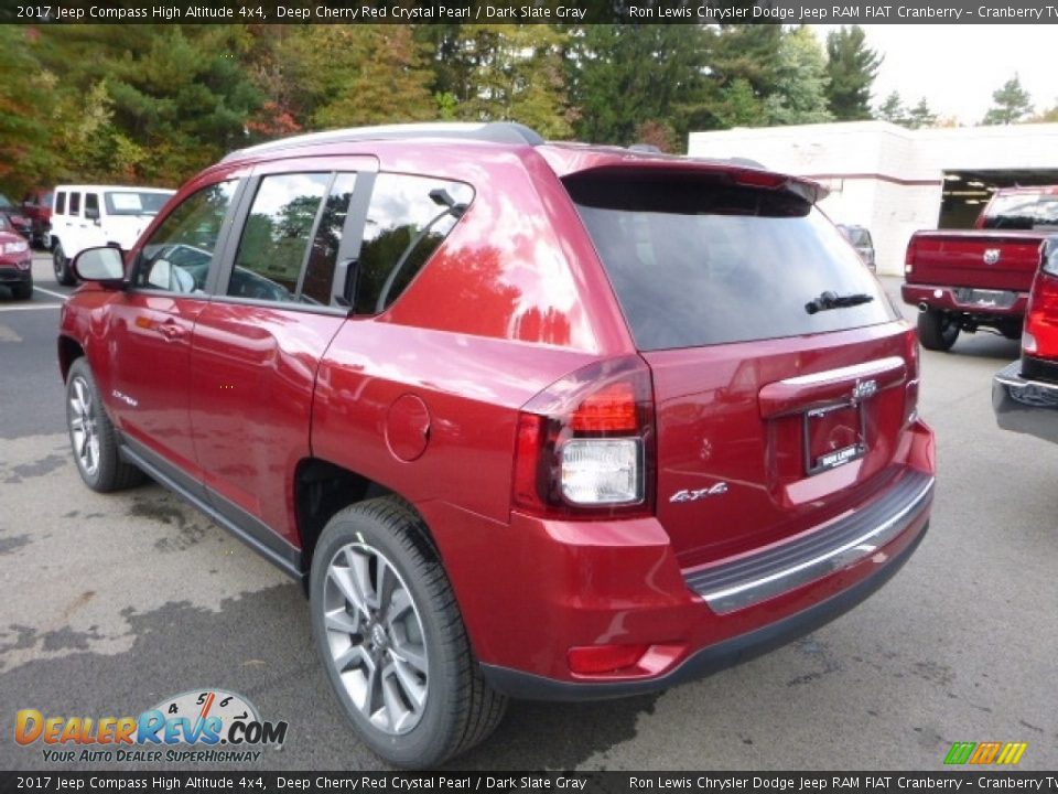 Deep Cherry Red Crystal Pearl 2017 Jeep Compass High Altitude 4x4 Photo #5