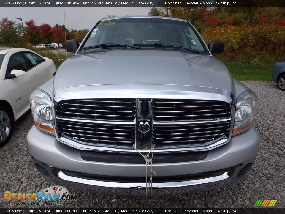 2006 Dodge Ram 1500 SLT Quad Cab 4x4 Bright Silver Metallic / Medium Slate Gray Photo #6