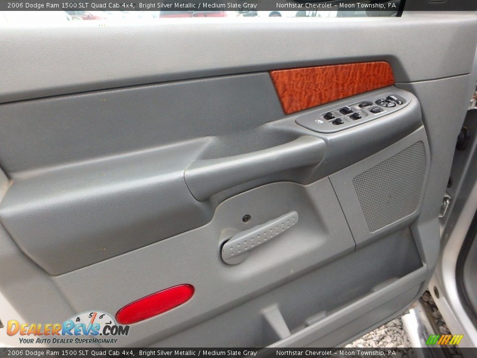 2006 Dodge Ram 1500 SLT Quad Cab 4x4 Bright Silver Metallic / Medium Slate Gray Photo #11