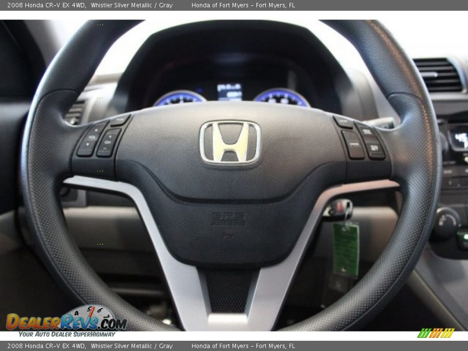 2008 Honda CR-V EX 4WD Whistler Silver Metallic / Gray Photo #11