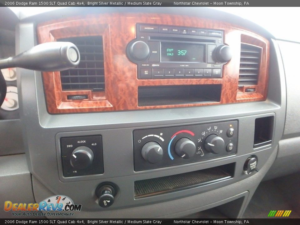 2006 Dodge Ram 1500 SLT Quad Cab 4x4 Bright Silver Metallic / Medium Slate Gray Photo #13