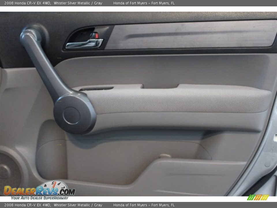 2008 Honda CR-V EX 4WD Whistler Silver Metallic / Gray Photo #27