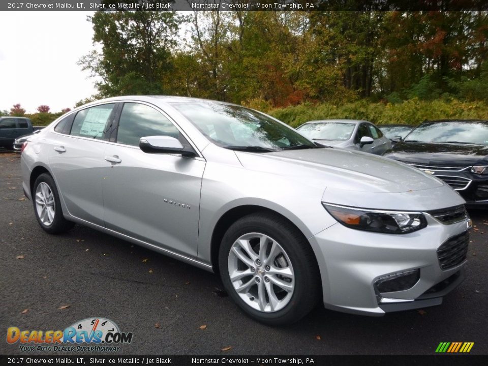 2017 Chevrolet Malibu LT Silver Ice Metallic / Jet Black Photo #3
