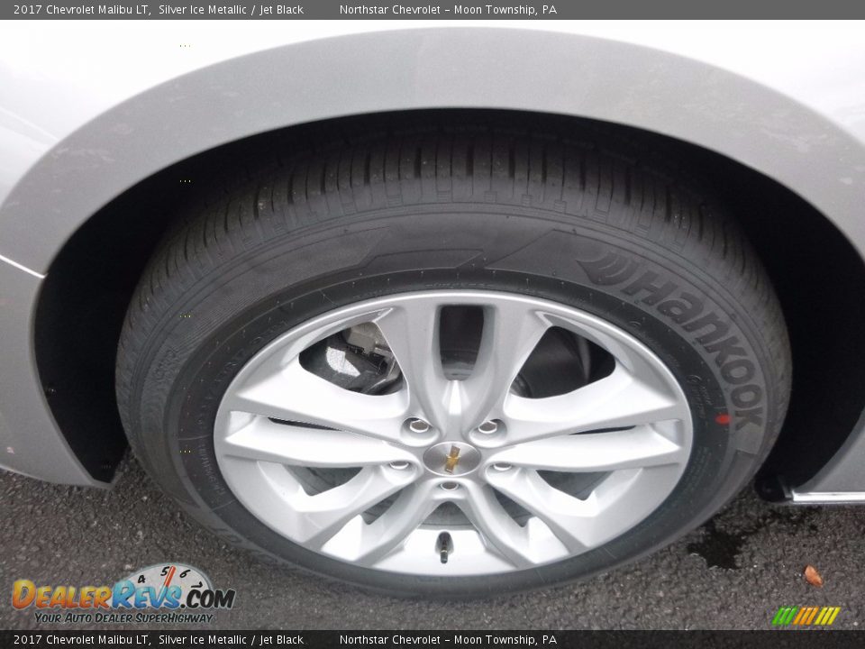 2017 Chevrolet Malibu LT Silver Ice Metallic / Jet Black Photo #9